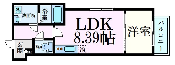 セブンプロート江波東の物件間取画像